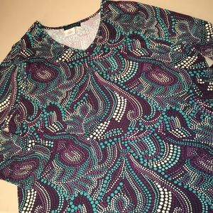 Ulla Popken Polka Dot Top